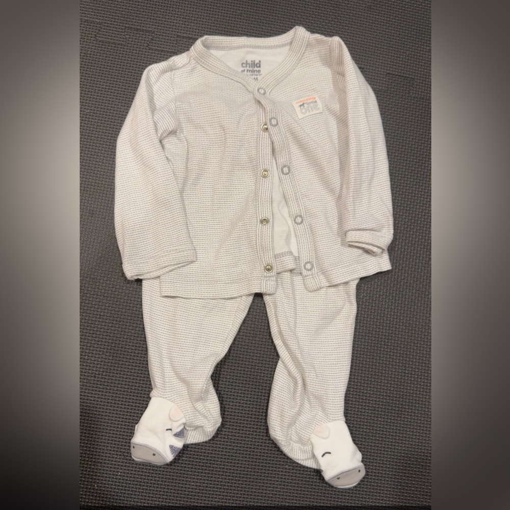 Carter's White Baby One Piece Set